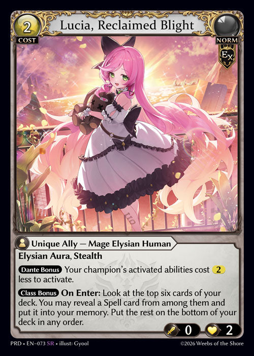 GATCG-PRD-EN-073 SR Lucia, Reclaimed Blight