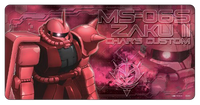 Mobile Suit Gundam - Char's Counterattack: MS-06S Zaku II Char's Custom Rubber Play Mat