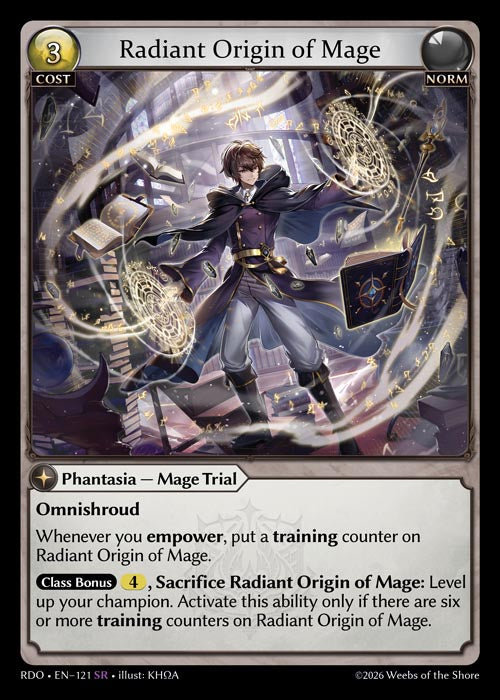 GATCG-RDO-EN-121 SR Radiant Origin of Mage