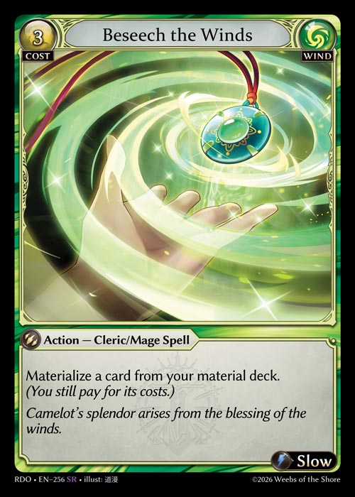 GATCG-RDO-EN-256 SR Beseech the Winds
