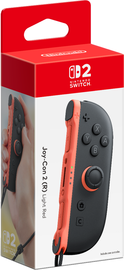 Nintendo Switch 2 Joy-Con 2 (Right) - Light Red