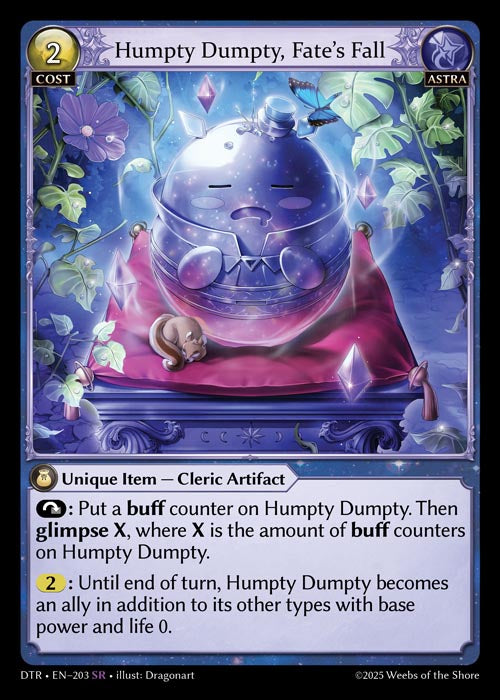 GATCG-DTR-EN-203 SR Humpty Dumpty, Fate’s Fall