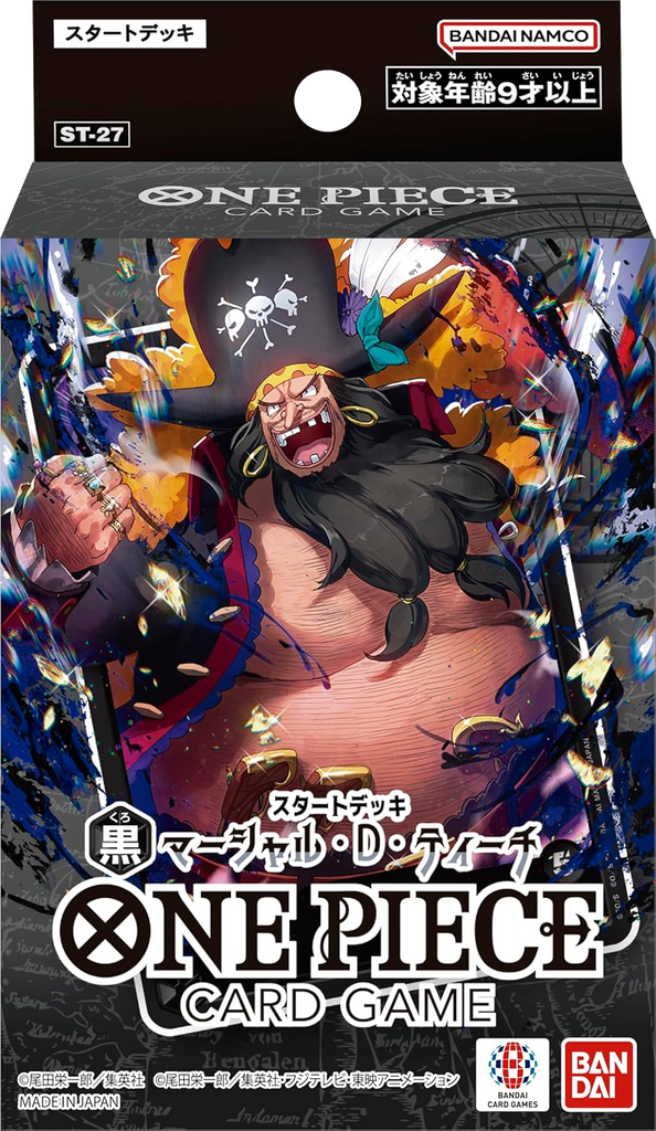 One Piece Card Game - [OP-ST27] Black Teach Japanese Starter Deck