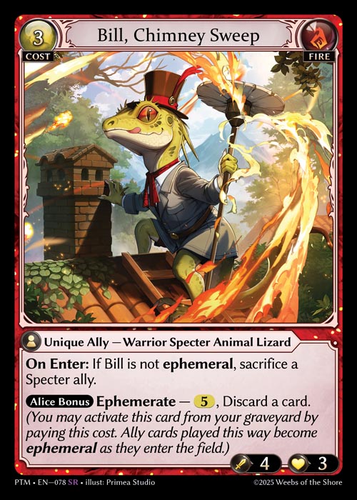 GATCG-PTM-EN-078 SR Bill, Chimney Sweep