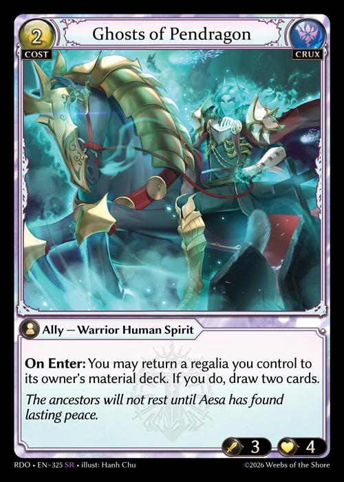 GATCG-RDO-EN-325 SR Ghosts of Pendragon