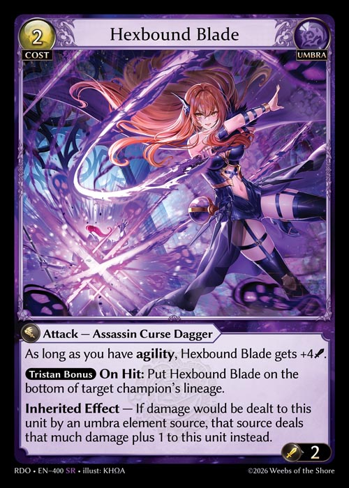 GATCG-RDO-EN-400 SR Hexbound Blade