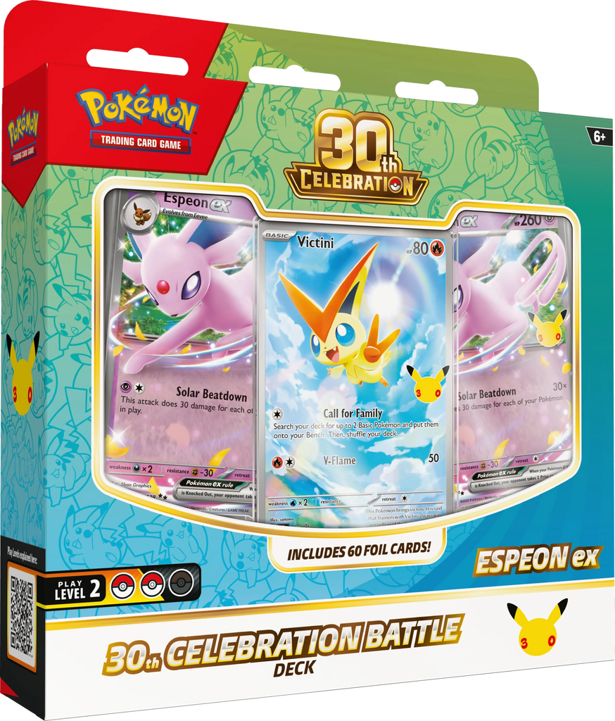 Pokémon TCG: 30th Celebration English Battle Deck - Espeon EX