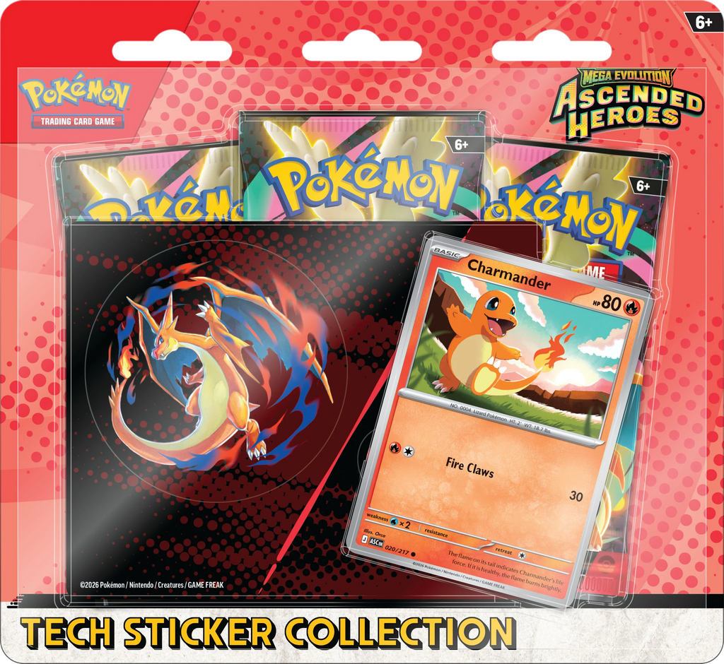 Pokémon TCG: Mega Evolution - Ascended Heroes Tech Sticker Collection (Charmander)