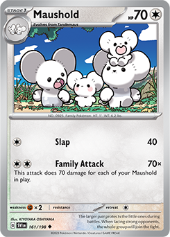 PTCG-SV01 161/198 U Maushold