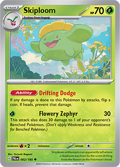 PTCG-SV02 002/193 U Skiploom
