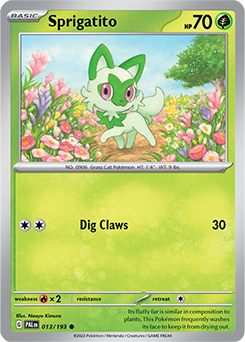 PTCG-SV02 013/193 C Sprigatito