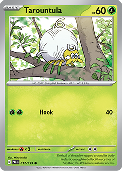 PTCG-SV02 017/193 C Tarountula