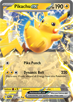 PTCG-SV02 063/193 DR Pikachu ex