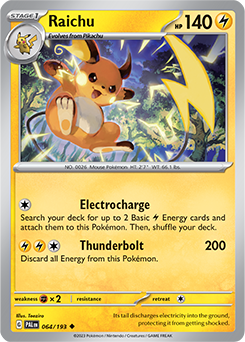 PTCG-SV02 064/193 U Raichu