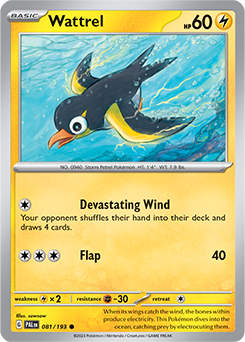 PTCG-SV02 081/193 C Wattrel