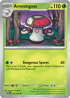 PTCG-SV03 010/197 U Amoonguss