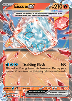 PTCG-SV03 042/197 DR Eiscue ex