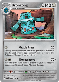 PTCG-SV03 145/197 U Bronzong