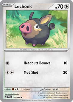 PTCG-SV03 182/197 C Lechonk