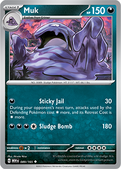 PTCG-SV03.5 089/165 U Muk