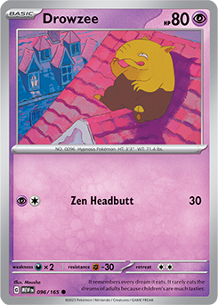 PTCG-SV03.5 096/165 C Drowzee