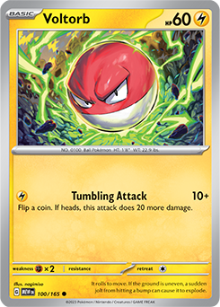 PTCG-SV03.5 100/165 C Voltorb