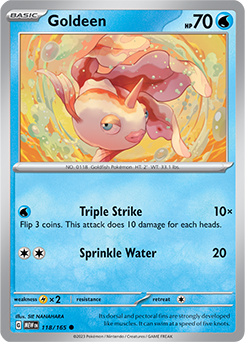 PTCG-SV03.5 118/165 C Goldeen