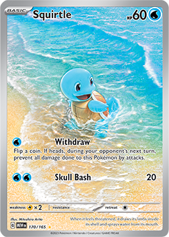 PTCG-SV03.5 170/165 IR Squirtle