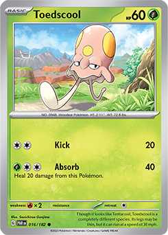 PTCG-SV04 016/182 C Toedscool