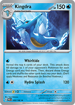 PTCG-SV04 032/182 R Kingdra