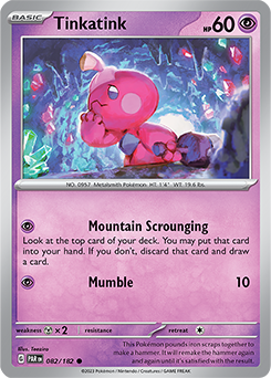 PTCG-SV04 082/182 C Tinkatink