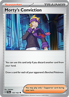 PTCG-SV05 155/162 U Morty’s Conviction