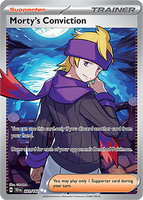 PTCG-SV05 201/162 UR Morty’s Conviction