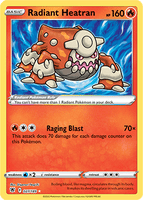 PTCG-SWSH10 027/189 RR Radiant Heatran