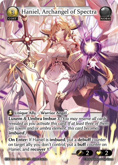 GATCG-RDO 1st-EN-088 UR Haniel, Archangel of Spectra