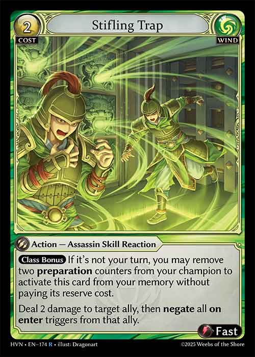 GATCG-HVN-EN-174 R Stifling Trap