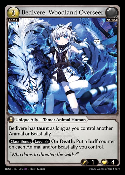 GATCG-RDO-EN-056 SR Bedivere, Woodland Overseer