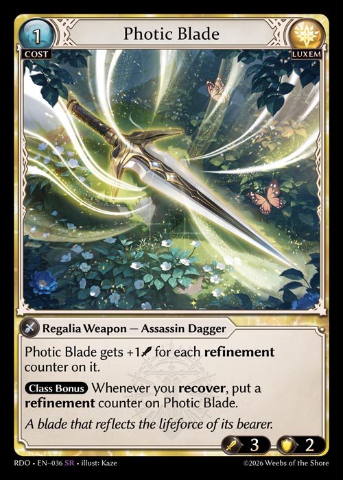 GATCG-RDO-EN-036 SR Photic Blade