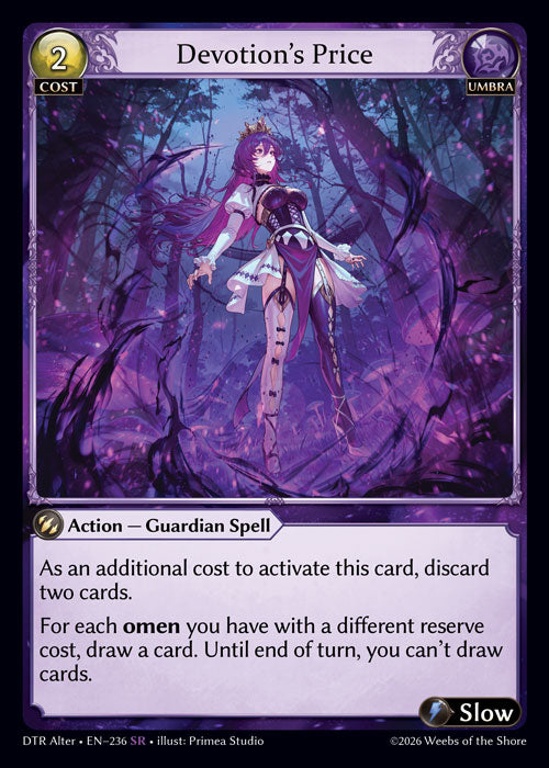 GATCG-DTR Alter-EN-236 SR Devotion’s Price