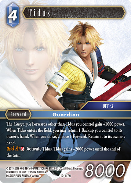 FF-OP10-117 H Tidus