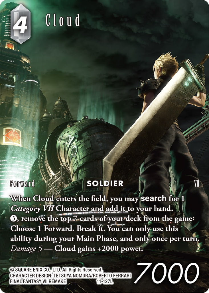 FF-OP11-127 L Cloud (Full Art)