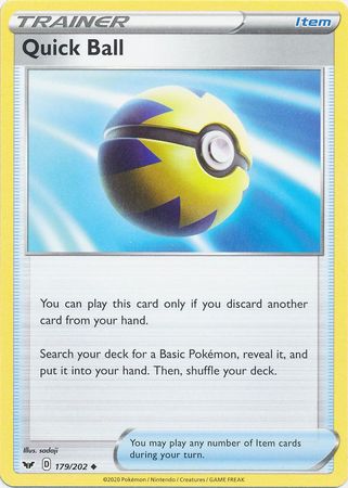 PTCG-SS01 179/202 U Quick Ball