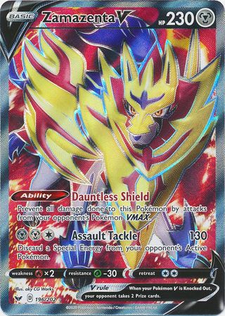 PTCG-SS01 196/202 FA Zamazenta V
