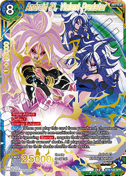 DBSCG-BT8-122 SPR Android 21, Violent Predator
