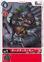 DCG-BT1-019 C LV4 ダークティラノモン