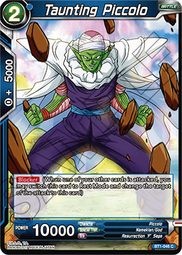 DBSCG-BT1-046 C Taunting Piccolo