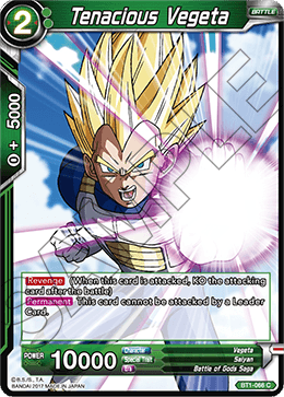 DBSCG-BT1-066 C Tenacious Vegeta