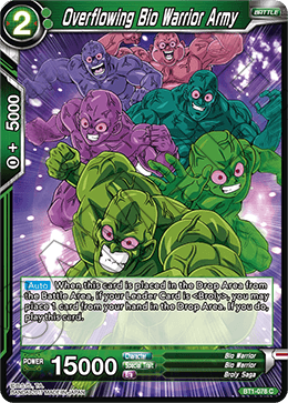DBSCG-BT1-078 C Overflowing Bio Warrior Army