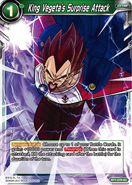 DBSCG-BT1-079 UC King Vegeta's Surprise Attack