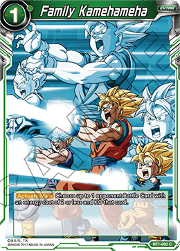 DBSCG-BT1-082 C Family Kamehameha